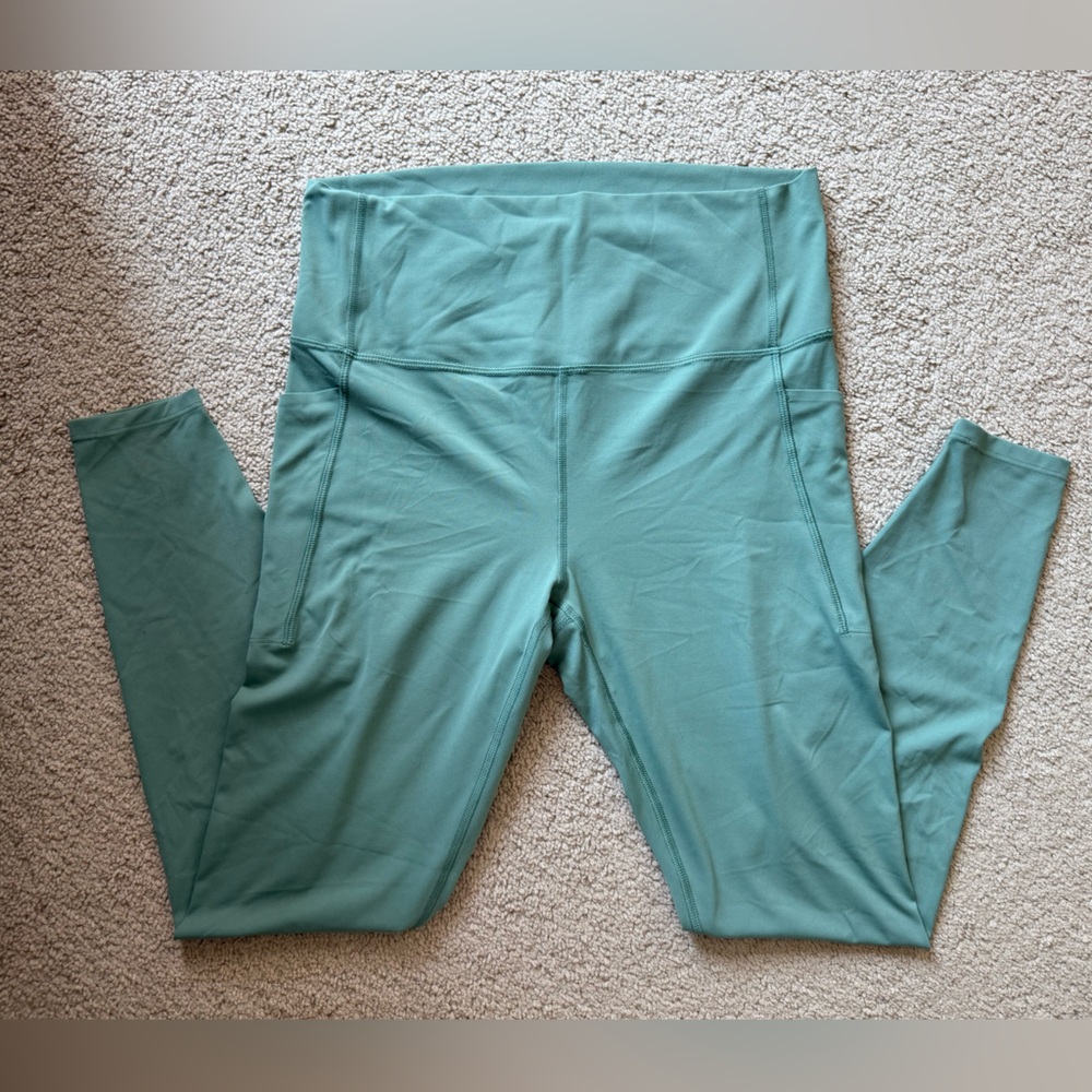 all in motion - sea green high waisted women’s leggings